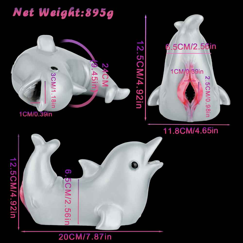 Dolphin Animal Masturbator