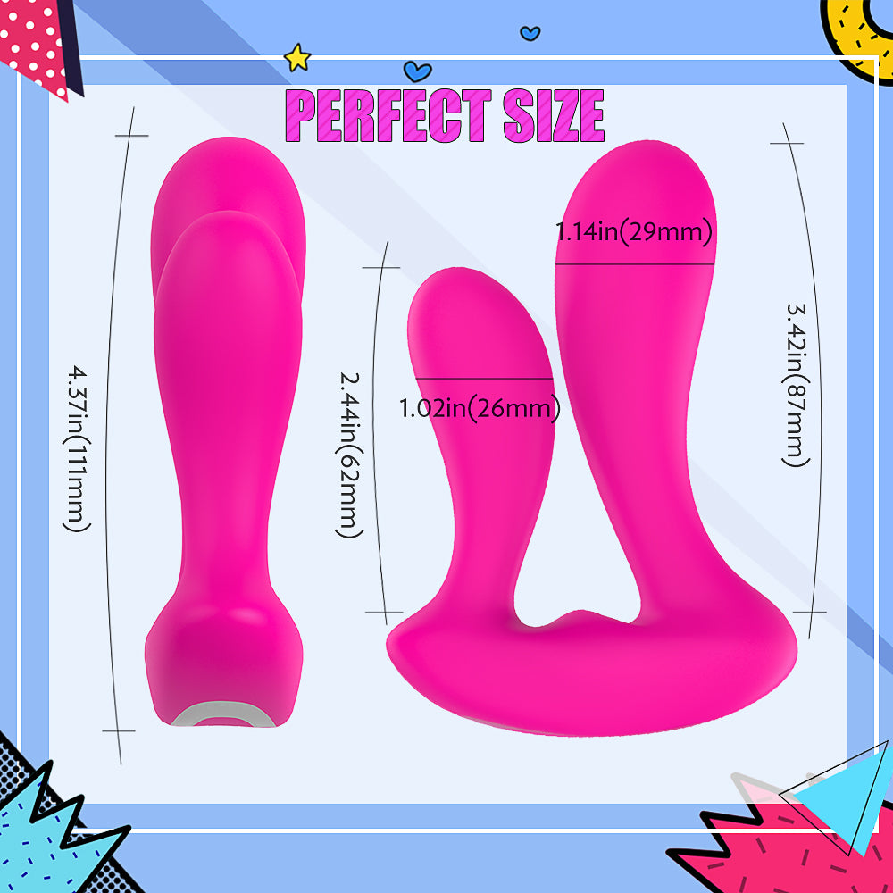 Dual Plug Wearable Vibrator