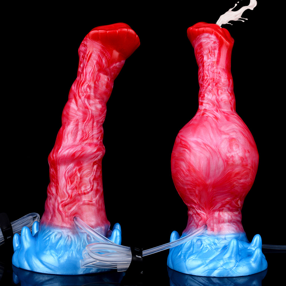 Horse Inflatable Squirting Dildo 8.8 inch