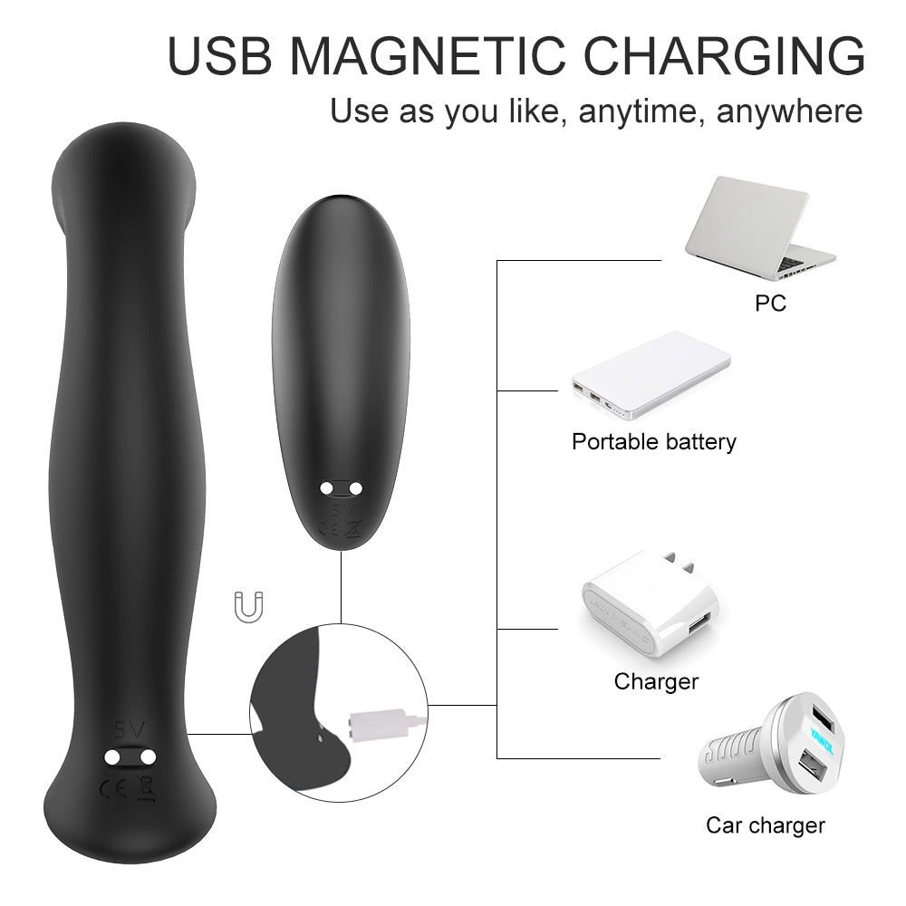 Jelly Vibrating Butt Plug