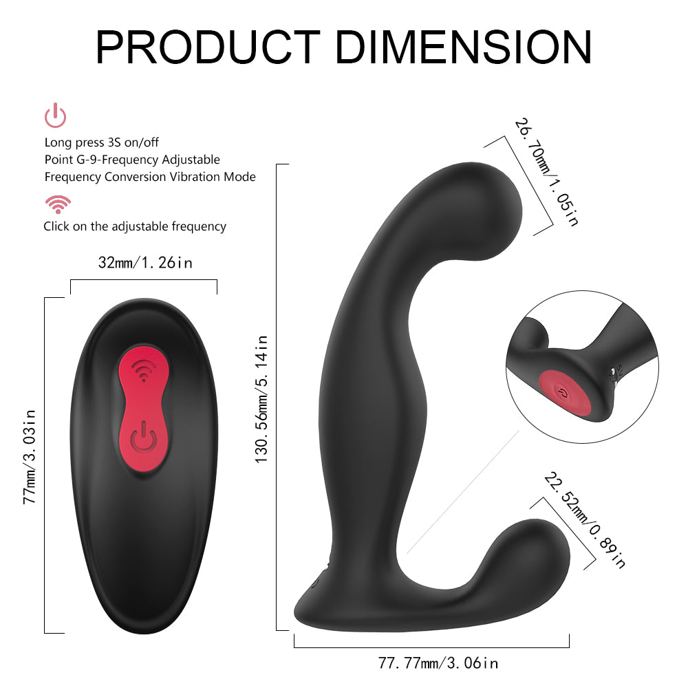 Jelly Vibrating Butt Plug