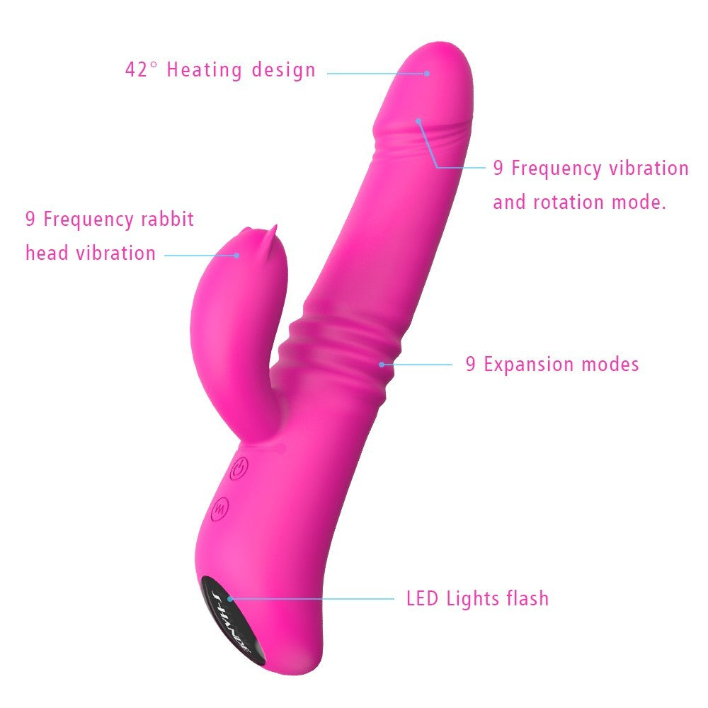 Kaya Thrusting Rabbit Vibrator