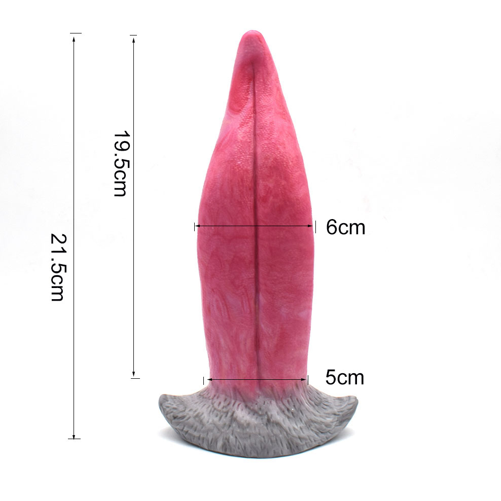 Magic Tongue Vibrating Dildo 8.5 inch