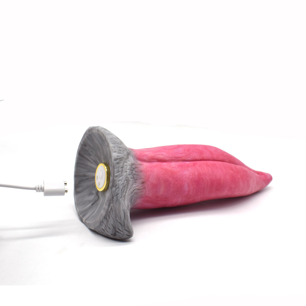 Magic Tongue Vibrating Dildo 8.5 inch