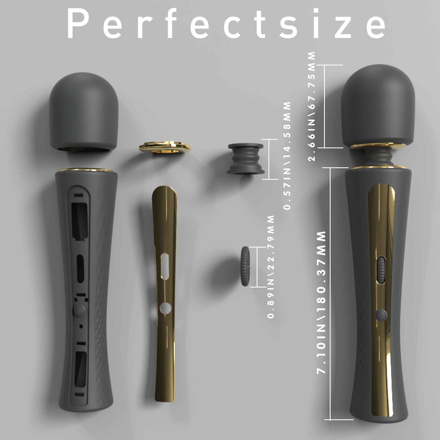 magic wand vibrator silicone sex toy