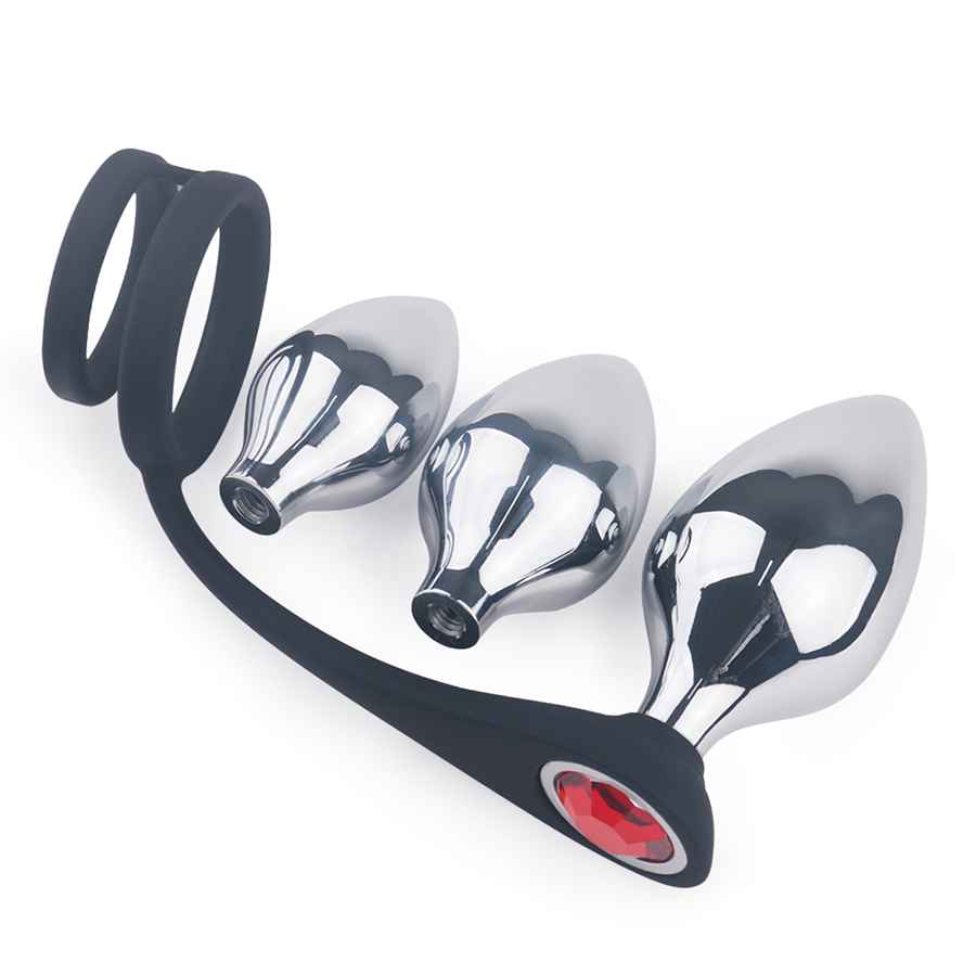 Ruby Butt Plug 3-Piece Set