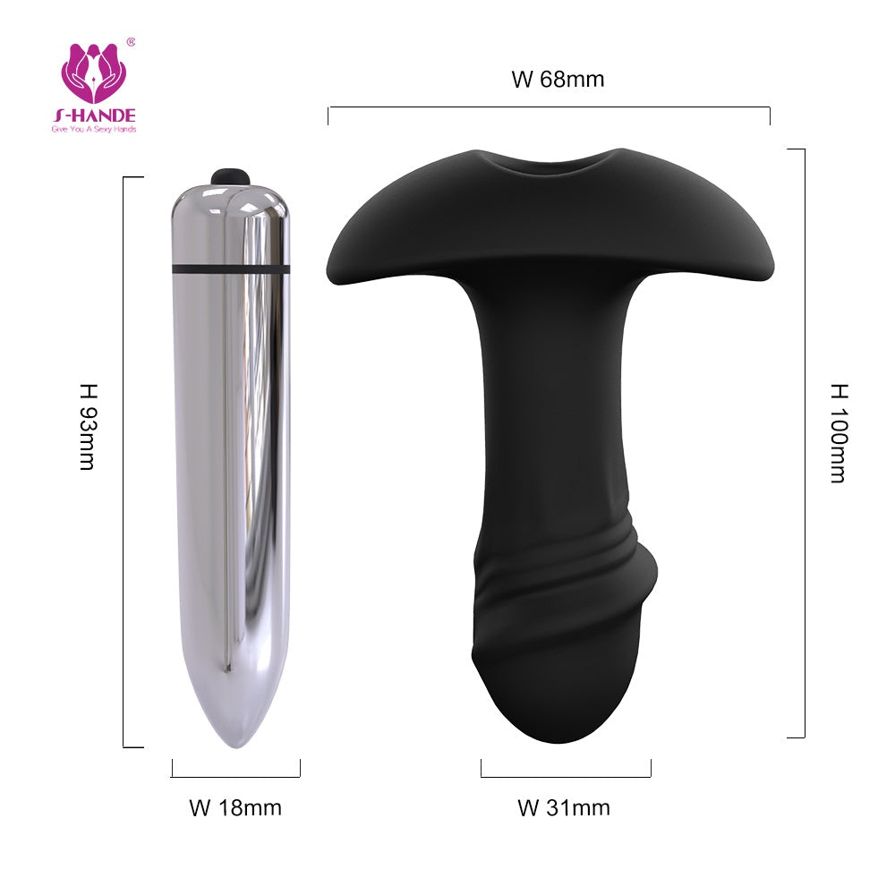 Star Arrow Vibrating Butt Plug