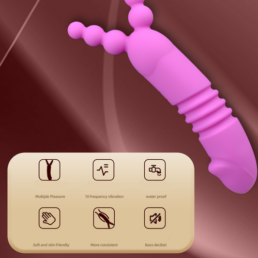 Beaded Rabbit Vibrator