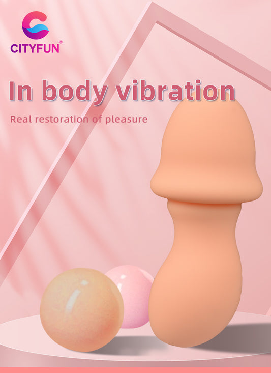 Mushroom Mini Wand Vibrator