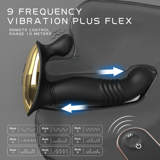Raven Thrusting Butt Plug