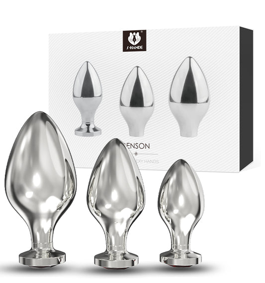 Ruby Butt Plug 3-Piece Set