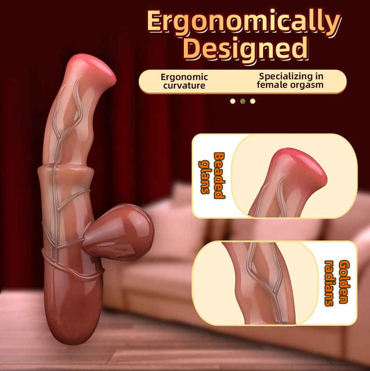 Tan Realistic Rabbit Vibrator